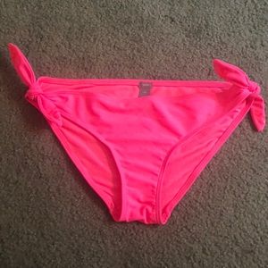 Pink bikini bottom